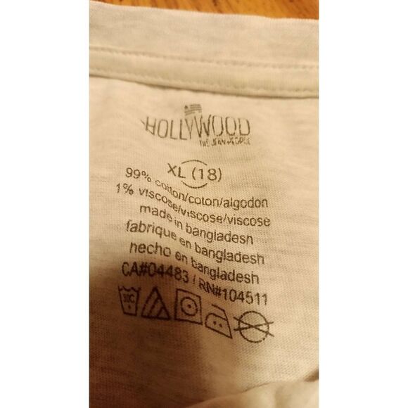 4 Holly Wood XL vintage style tee - Picture 3 of 4